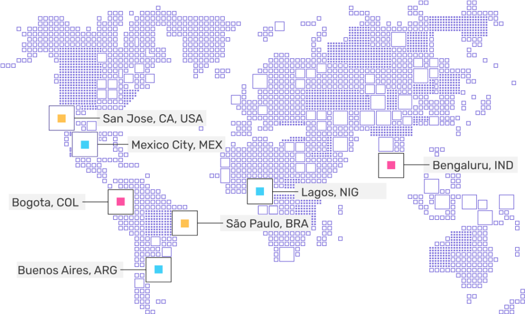 MetaMap offices presence in the world